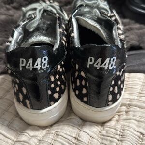 P448 calf hair sneakers sz 38 ❤️❤️❤️